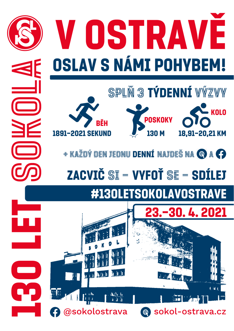 Použíjte hashtag #130letsokolavostrave