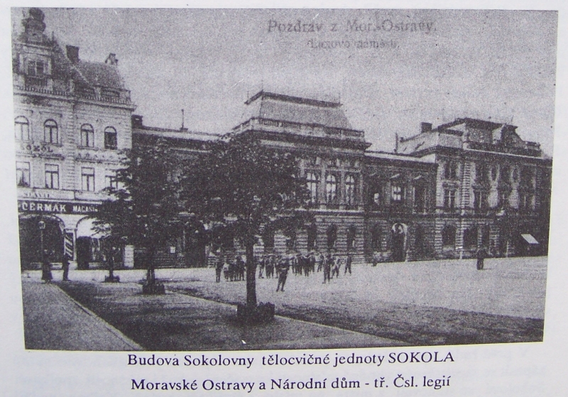 Stará sokolovna MO1 na ulici Čs. legií